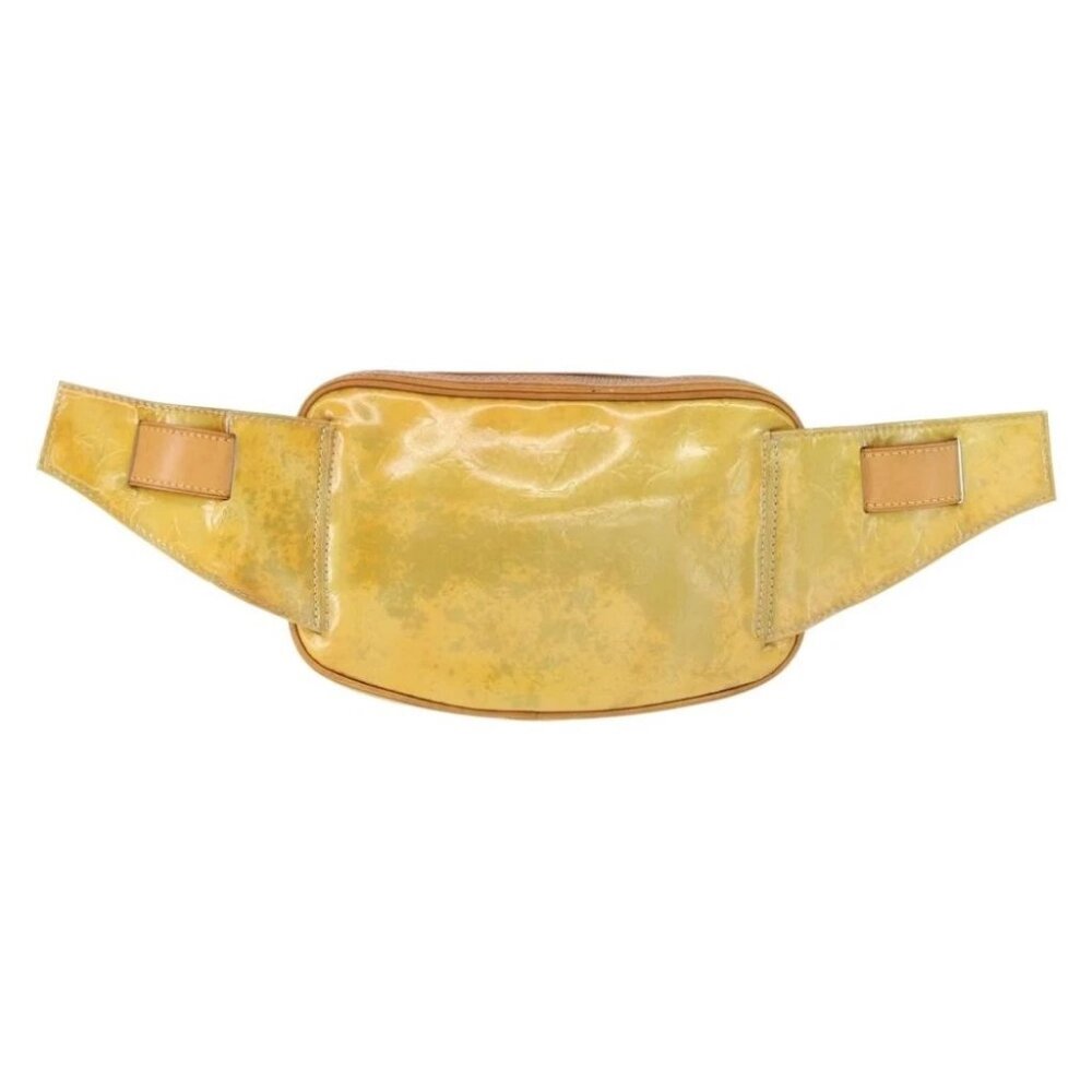 LOUIS VUITTON Monogram Vernis Fulton Waist bag Gris
